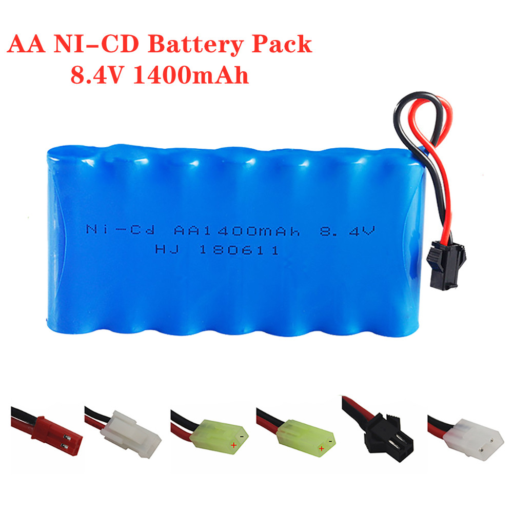 Rc Hobby Trucks - 8.4V 1400Mah Ni-Cd Bộ Pin Sạc