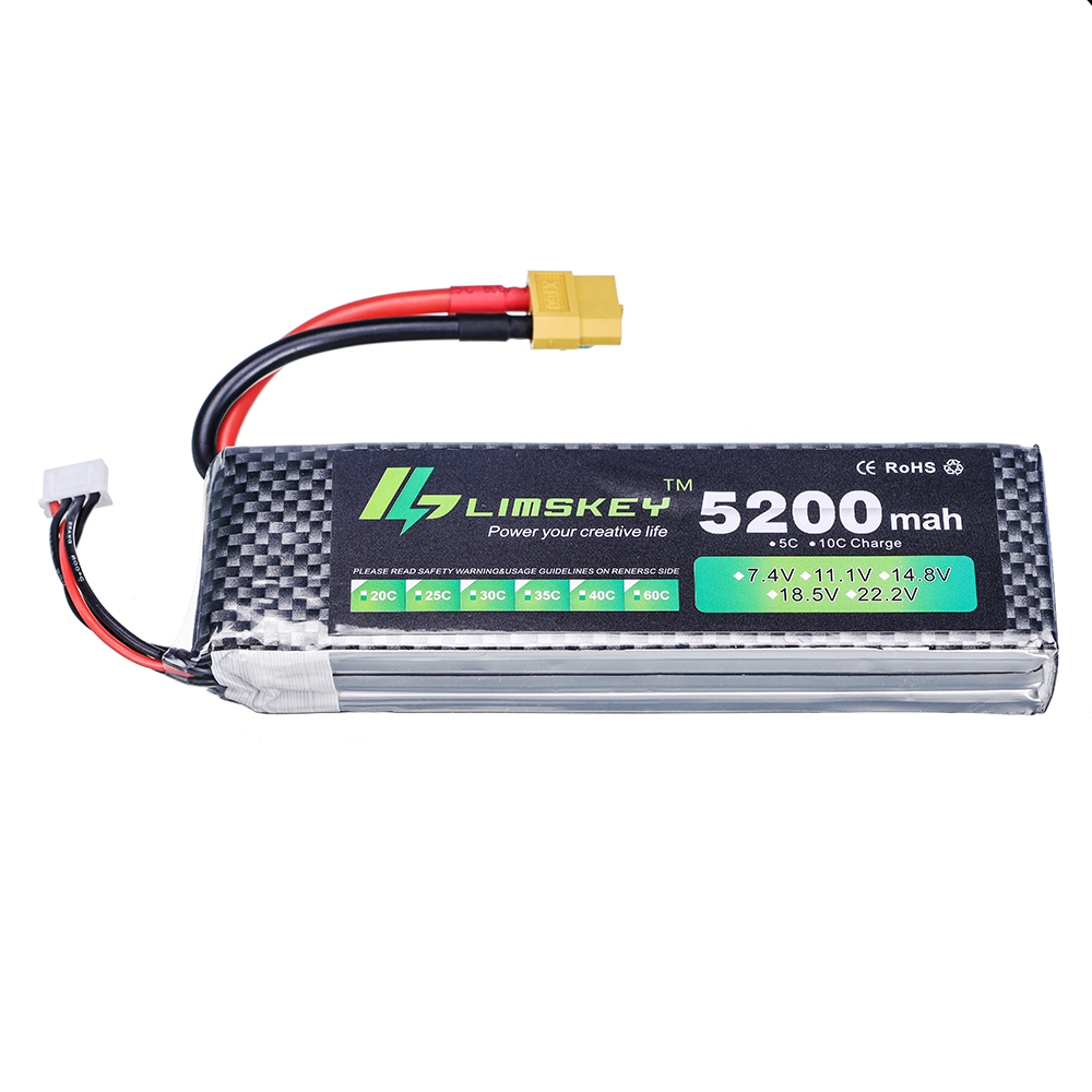 Limskey Power battery 7.4V 520 - đánh giá và giá Rc Hobby Boat