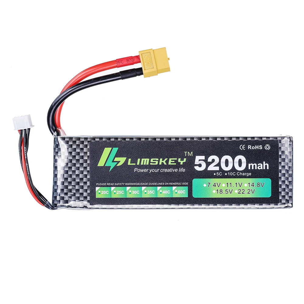 Limskey Power battery 7.4V 520 - đánh giá và giá Rc Hobby Boat