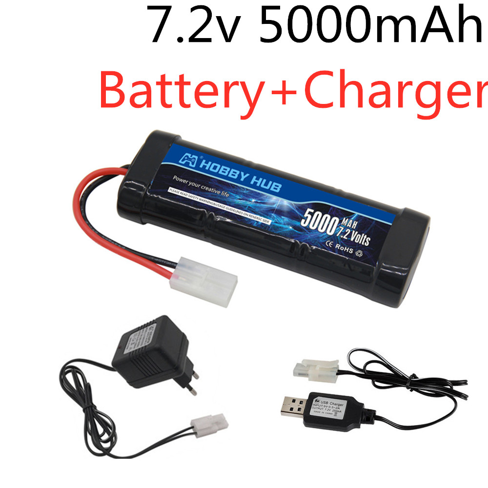 7.2V 5000 MAh Ni-MH Pin Với Sơ - đánh giá và giá Rc Hobby Boat
