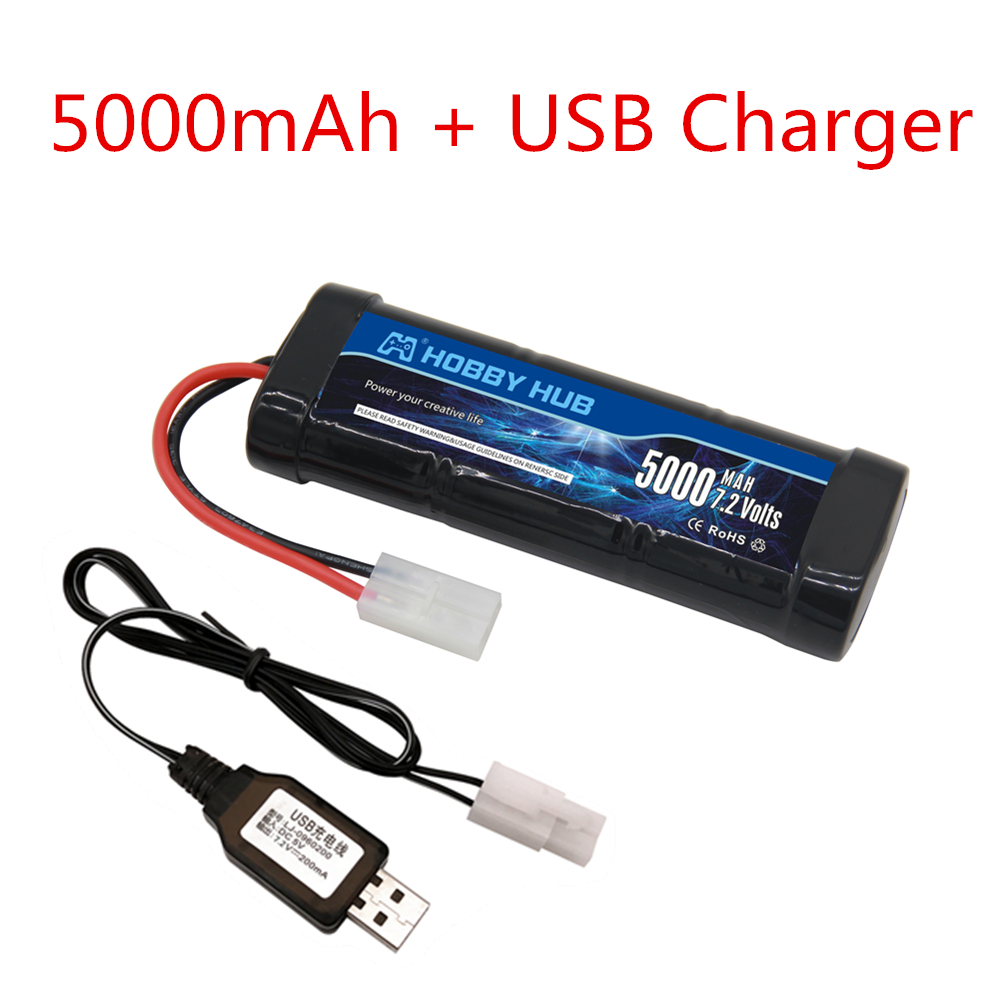 7.2V 5000 MAh Ni-MH Pin Với Sơ - đánh giá và giá Rc Hobby Boat