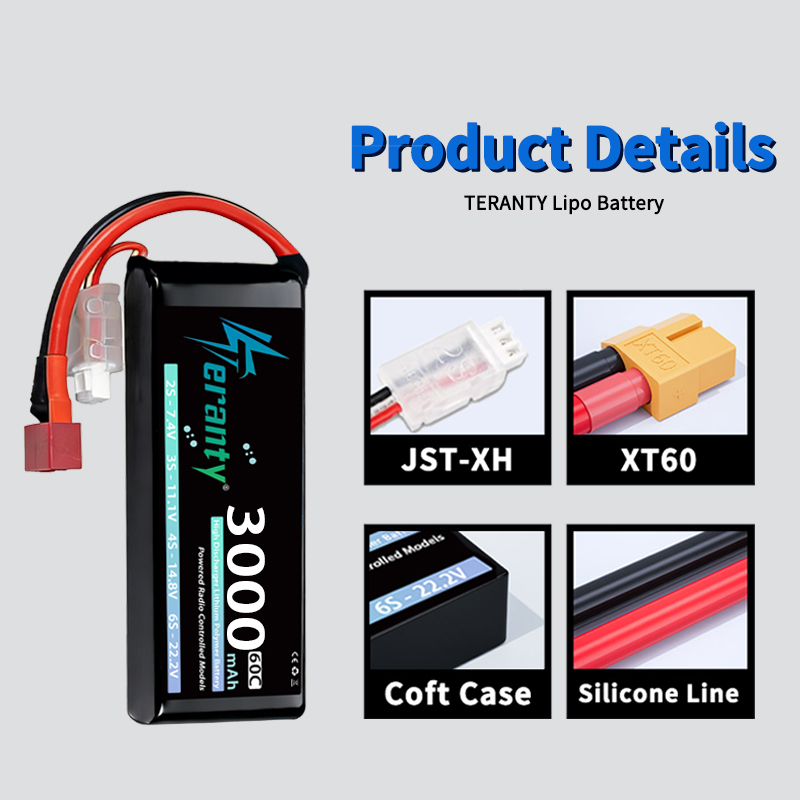 TERANTY 2S 3000mAh Lipo Batter - đánh giá và giá Rc Hobby Trucks