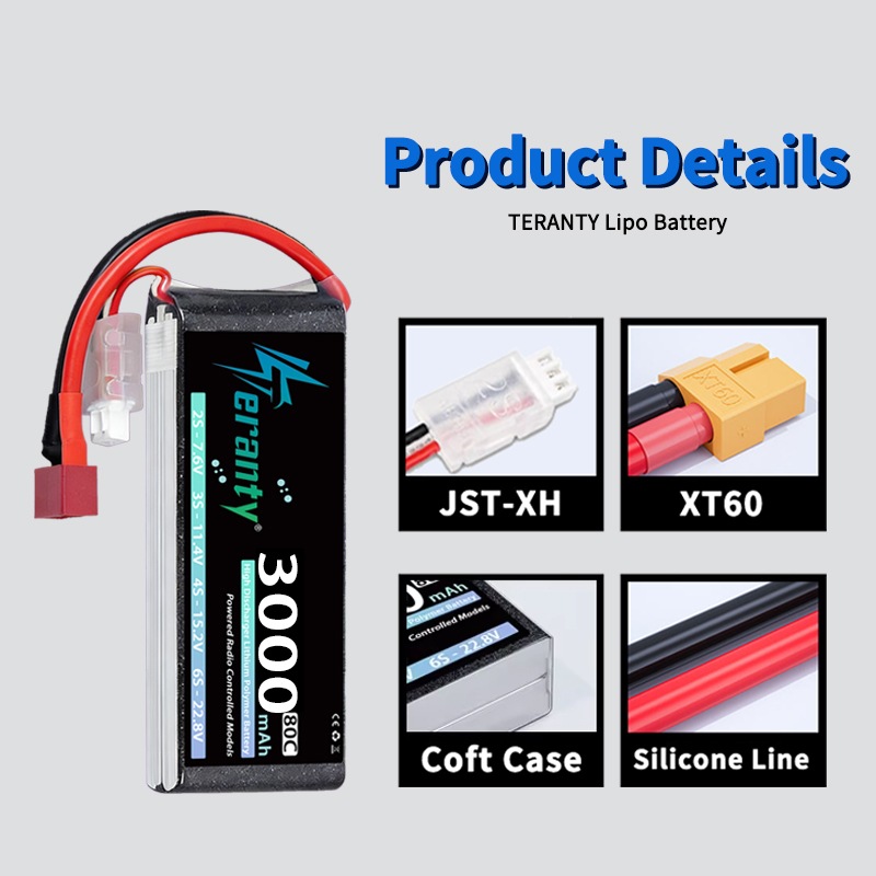 TERANTY 2S 3000mAh Lipo Batter - đánh giá và giá Rc Hobby Trucks