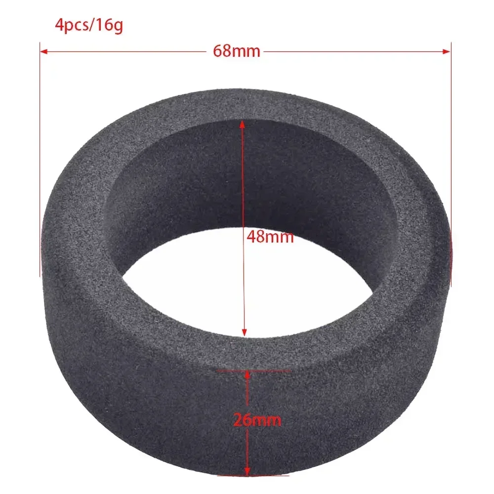1/10 flat running sponge tire  - đánh giá và giá Rc Tire Foam Insert