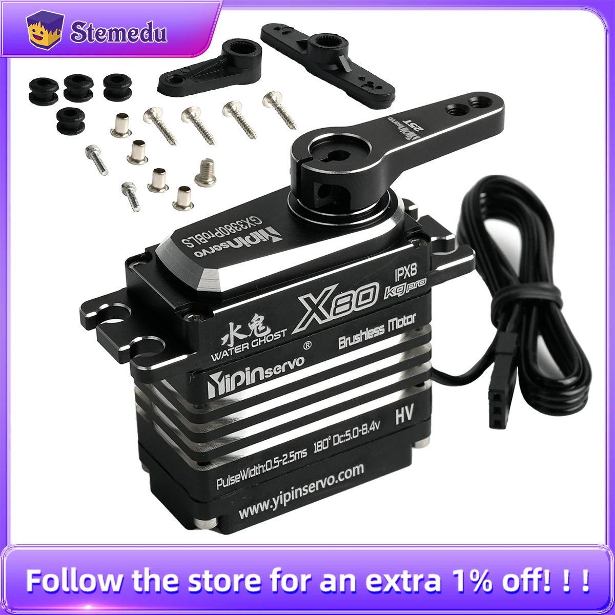 80KG Digital Servo Motor All M - đánh giá và giá Rc Hobby Motors