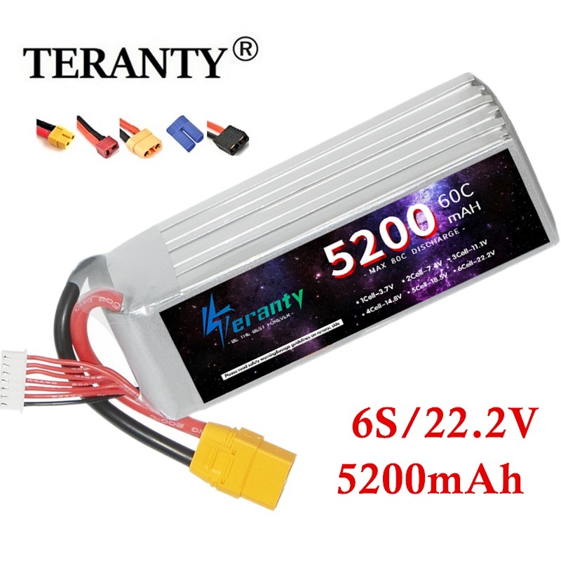 TERANTY 6S 5200mAh Lipo Batter - đánh giá và giá Rc Hobby Boat