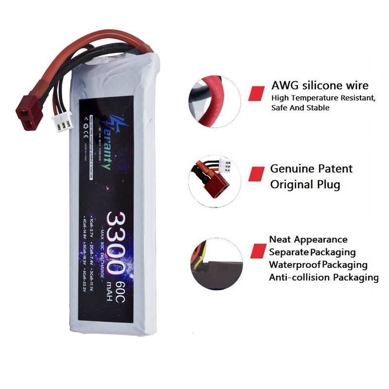2S 7.4V LiPo Battery 3300mAh 6 - đánh giá và giá Rc Hobby Boat