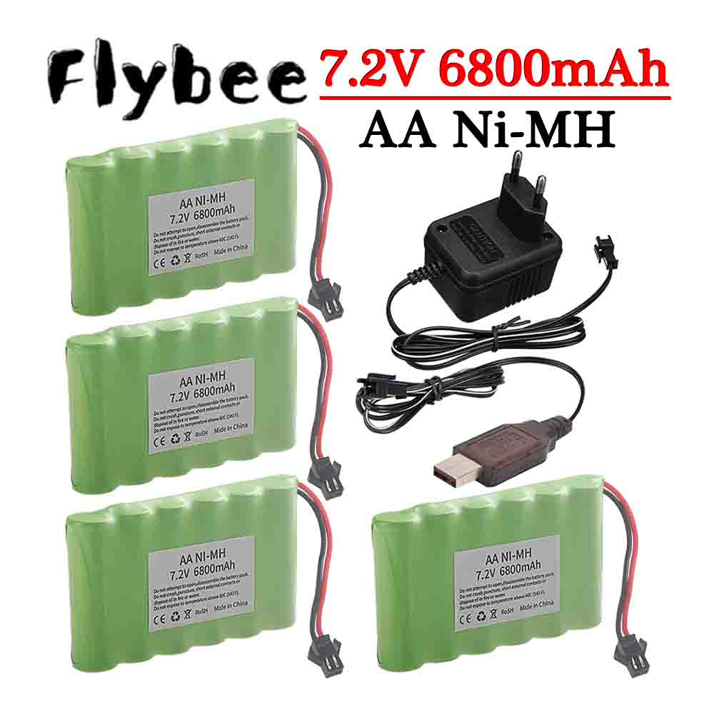 Ni-MH 7.2V 6800mAh SM Plug Bat - đánh giá và giá Rc Hobby Boat